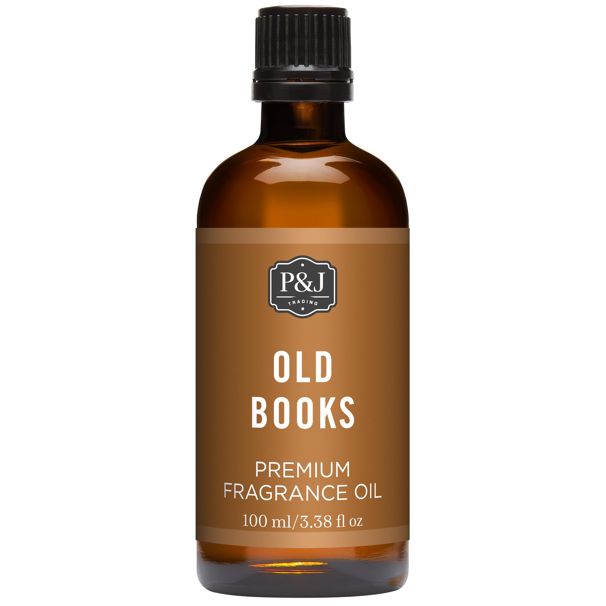 P&amp;J Trading - Old Books Scented Oil 100ml - Fragrance Oil for Candle Making, Soap Making, Diffuser Oils