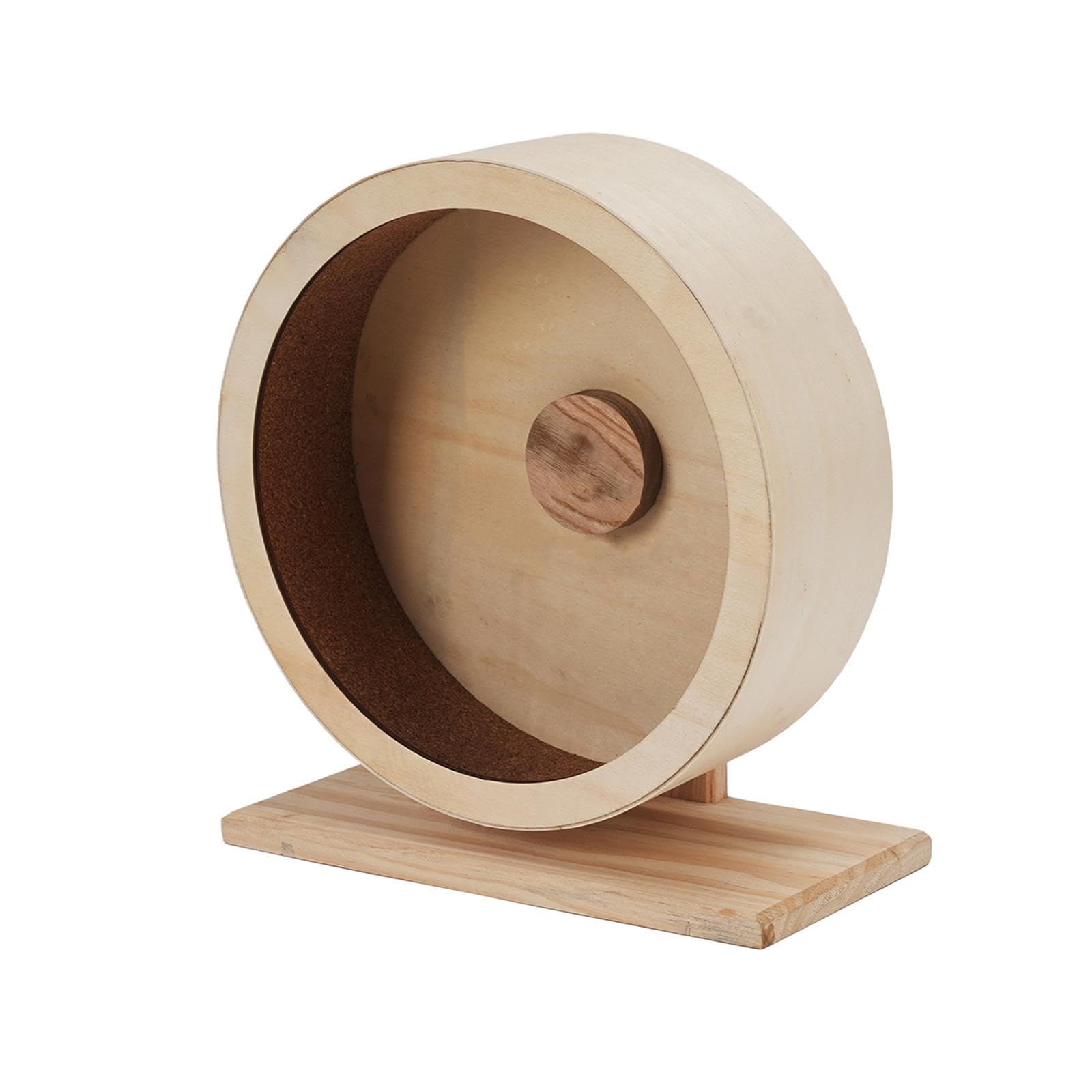 Roue d'exercice pour Hamster, Jouet en Bois, Stable et Silencieuse, Idéale pour Les Petits Animaux comme Les Gerbilles, Les écureuils et Les Rats.