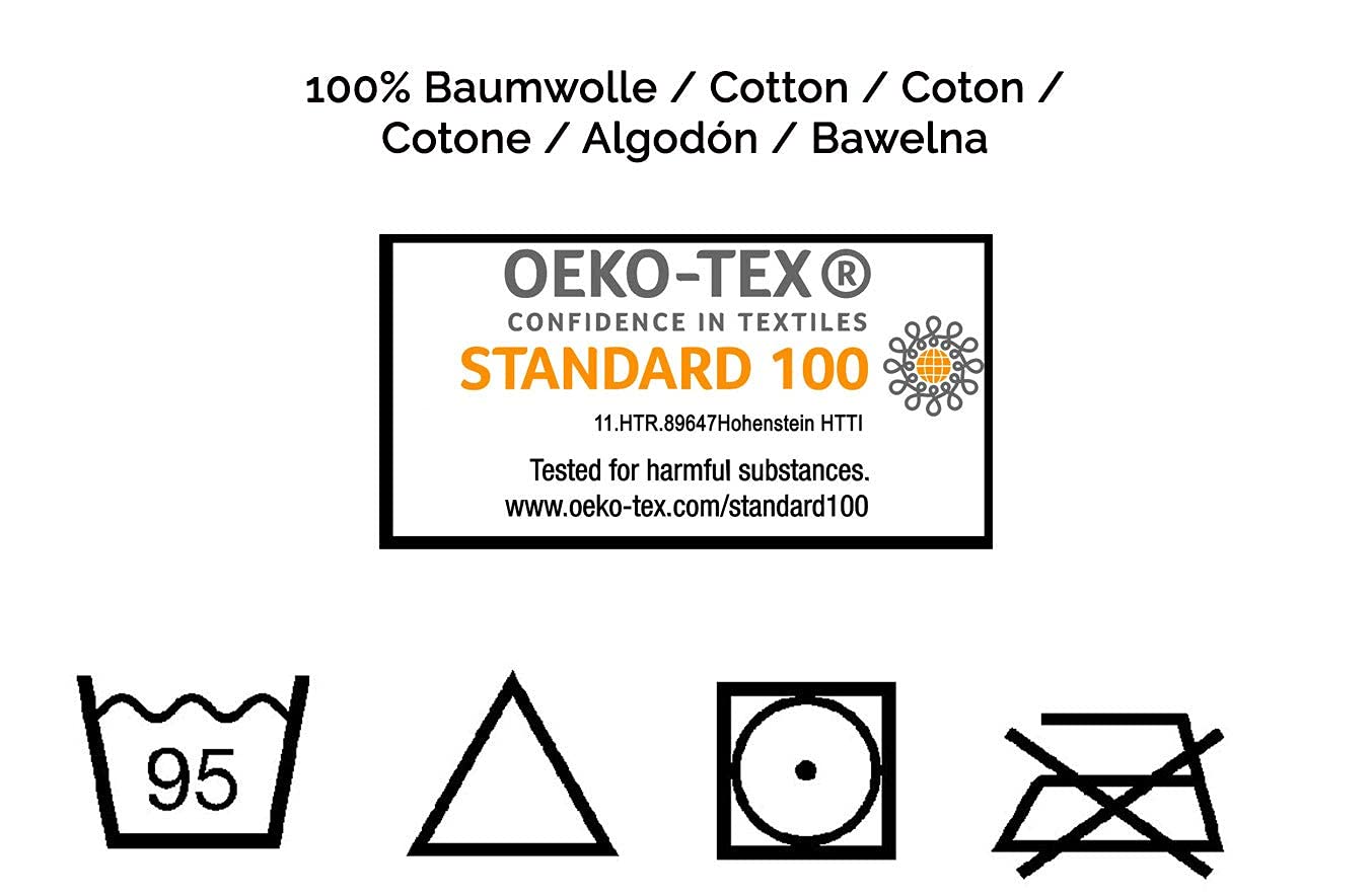 ZOLLNER Zestaw 6 Ręczników 100% Bawełna 50x100 cm 520g/m2 ÖkoTex Szare