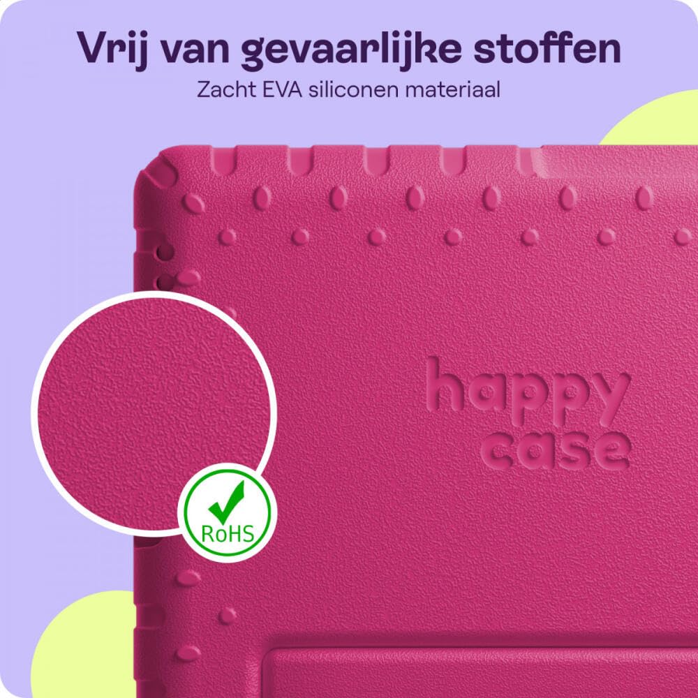 HappyCase Kinder-Tablethülle Für Lenovo Tab M10 Gen 3 (10,1 Zoll) – Stoßfest, Mit Griff & Ständer, Rot