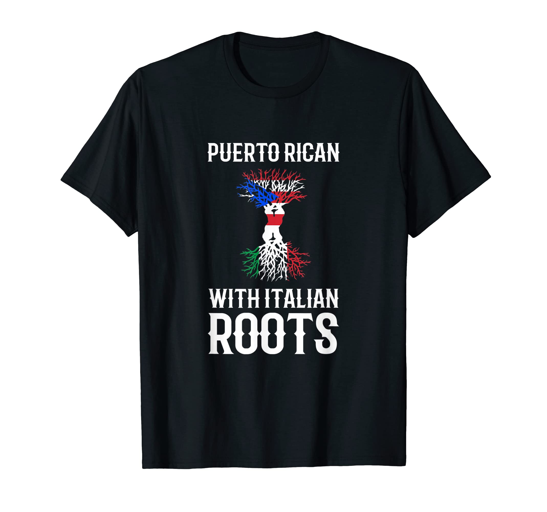 Puerto Rican With Italian Roots Puerto Rico Italy T-Shirt