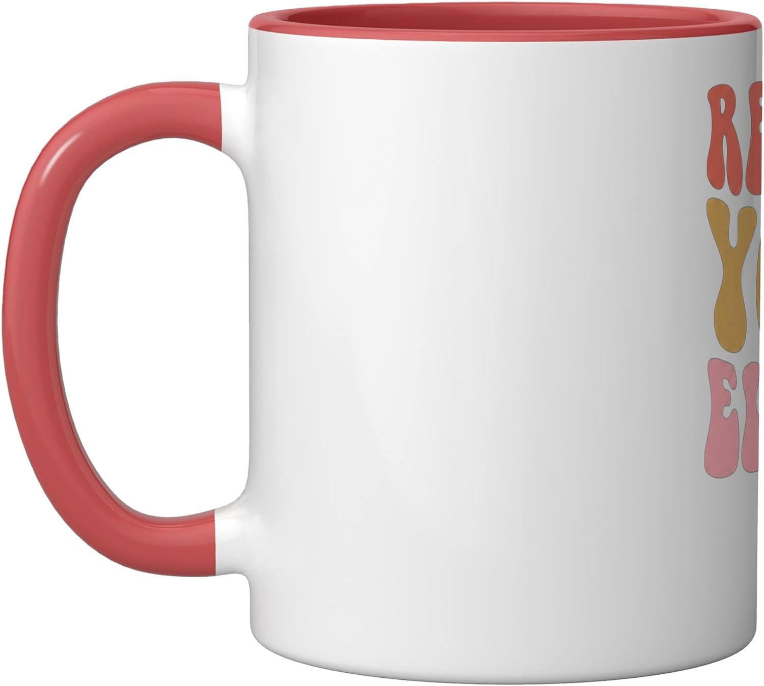 Respect Your Elders Retro Gaming Funny Gamer Controller 80s Ceramic Mug, Pink/White, 15oz image 5