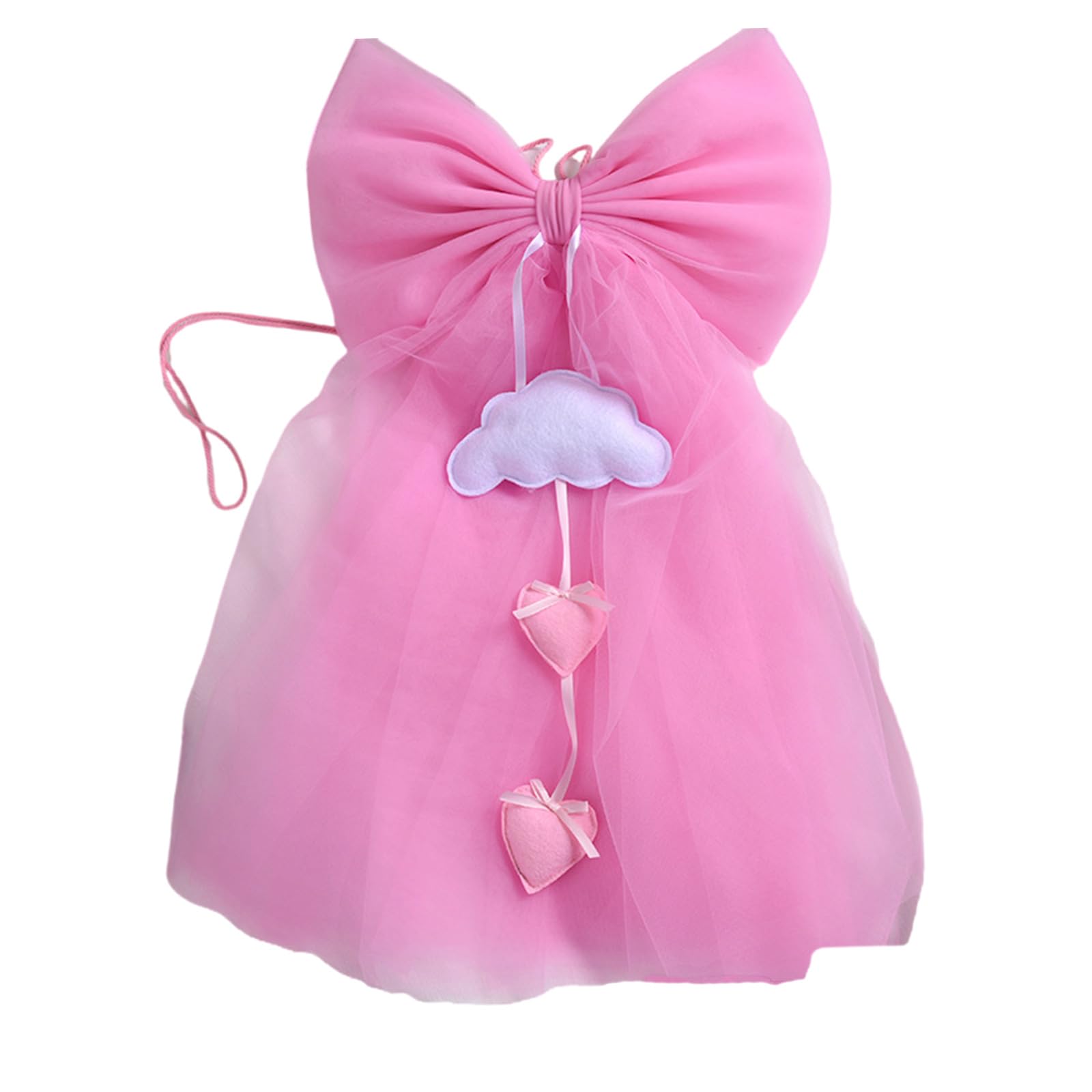 YROHGKPN Meshes Ribbon for Bowknot Nursery Decoration Birthday Parties Wedding Reception Christmas Ornament Display Accessory Large Bowknot Decorations for Parties