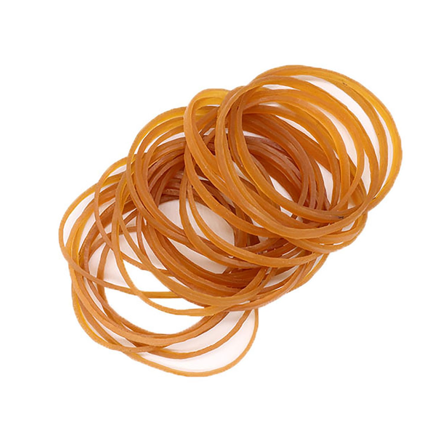 Elastici In Gomma, Elastici Grandi E Spessi Robuste Bande Di Gomma, Durevoli E Resistenti Agli Strappi, Riutilizzabili, Giallo Scuro, Larghezza 60 X 3 Mm, 50 Pezzi - Foto 3