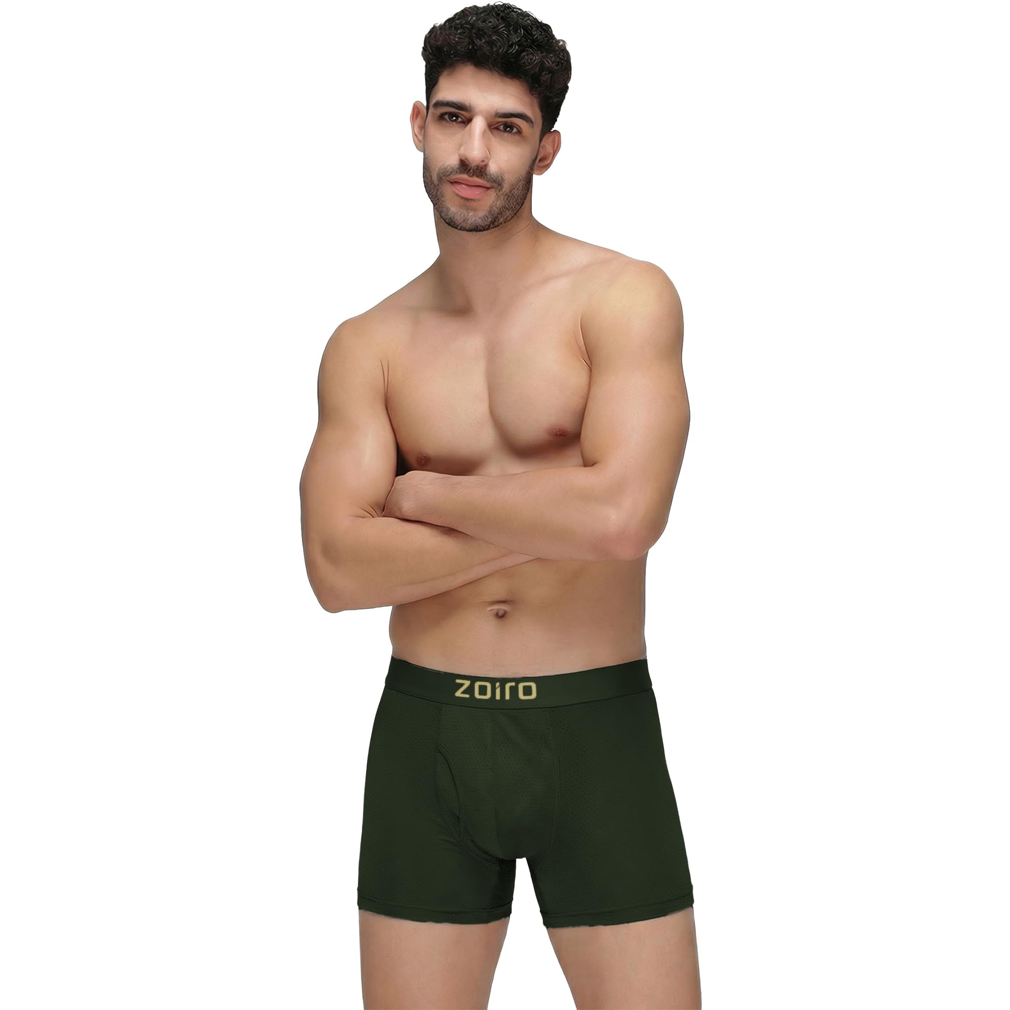 zoiro Men's Ultra Light Breathable Mesh Structure Skinny Fit Trunk |Pack of 1 |Underpants | Men's Underwear-picture-13