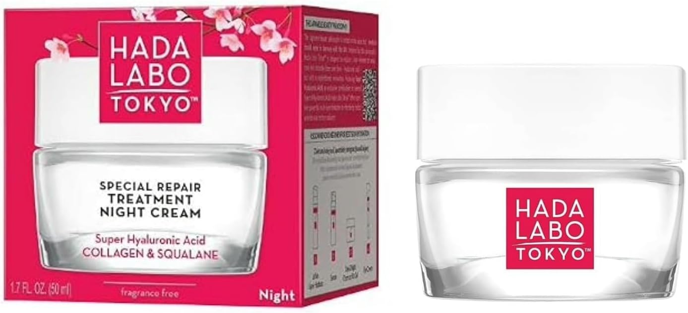 Hada Labo Tokyo Anti-Ageing Night Cream, 50ml (Pack of 1)