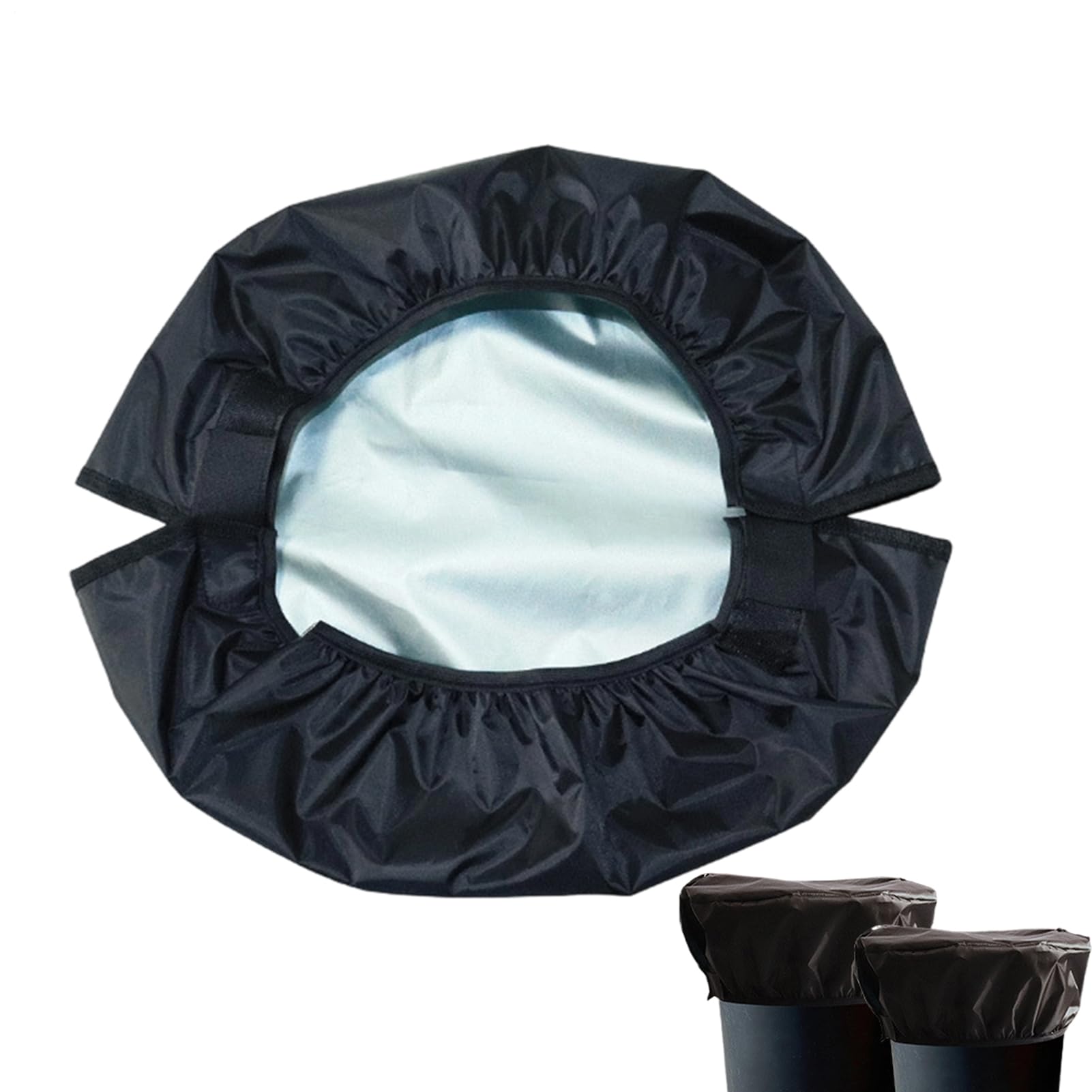 livestock bucket cover, protective elastic and waterproof - horse feed bucket top cover, for equestrian enthusiast, livestock manager, farm, ranch, outdoor, dormitory facilities