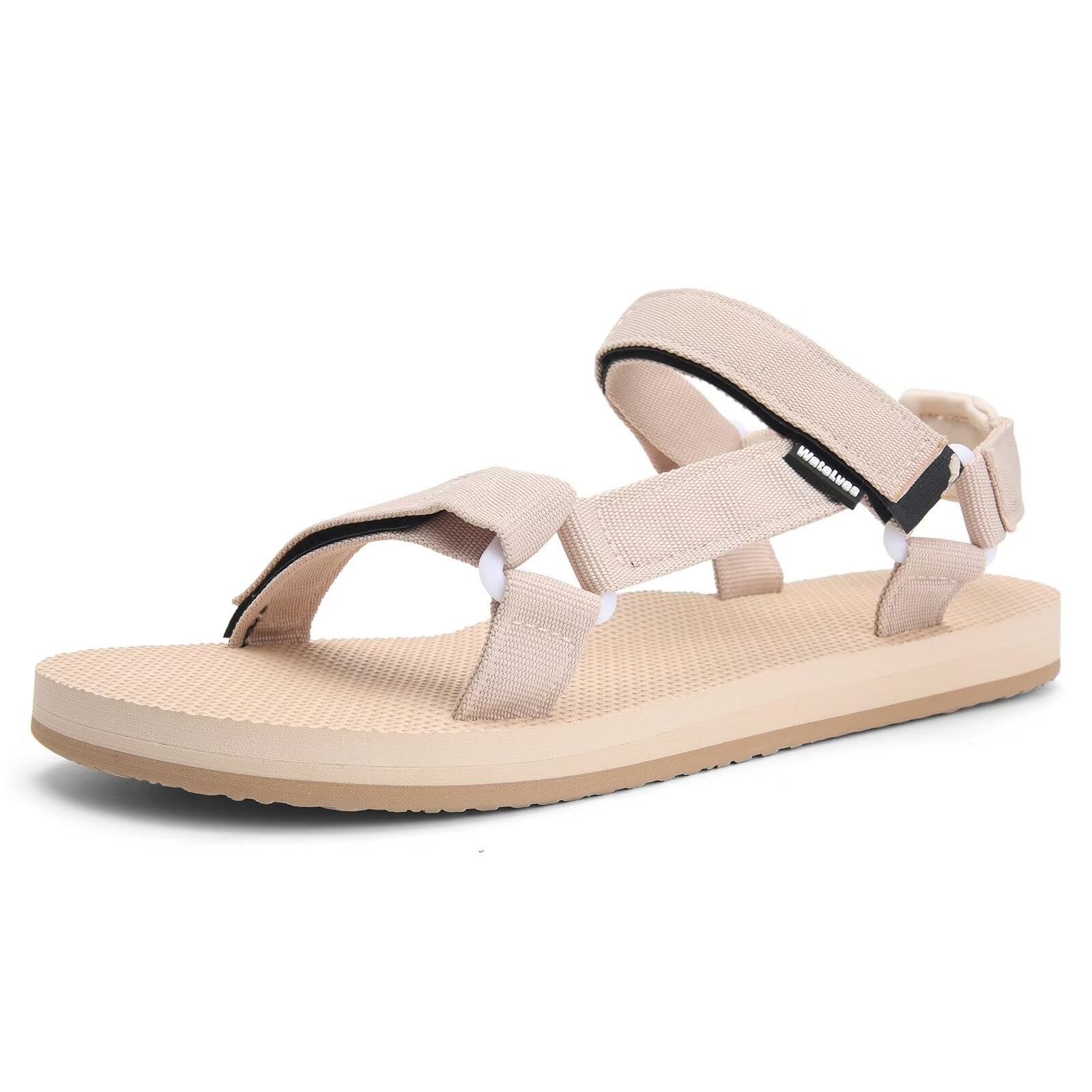 WateLvesWomens-Sport-Sandals Outdoor Hiking Sandals with-Arch-Support Comfortable Webbing-Water-Athletic Beach-Sandals for Travel-Walking-Trekking-Camping