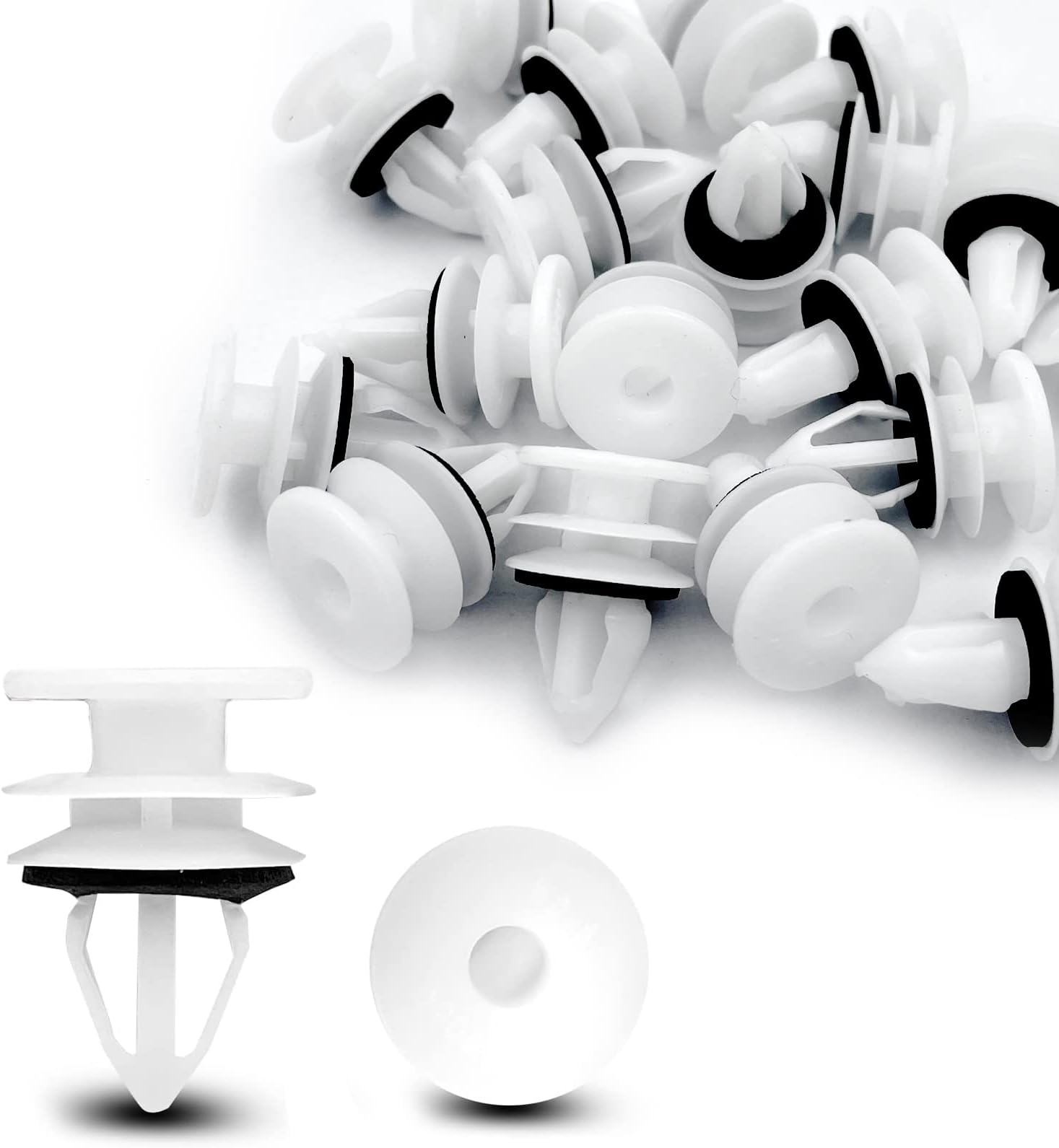 30pcs Door Trim Panel Retainer Clip, Compatible with GM Chevrolet Saab Hummer H2 Equinox Camaro GMC Cadillac ATS CTS SRX 11519031