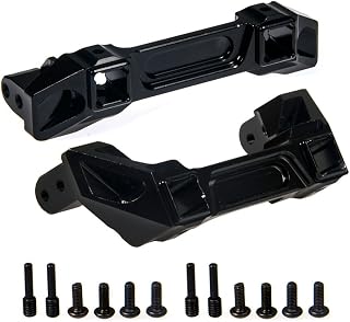 Aluminum Alloy Front and Rear Bumper Mount for 1/10 Scale TRX-4 Crawler Car Black