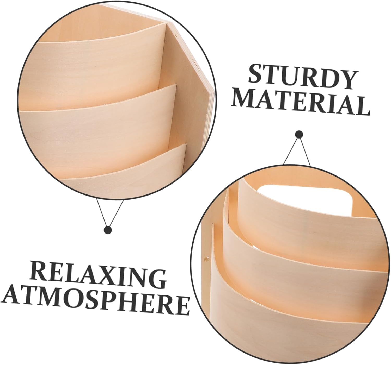 MERRYHAPY Decorative Sauna Room Light Cover Thin Wood Lampshade with Right Angle Design for Optimal Space Usage and Comfortable Lighting