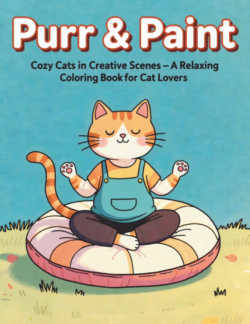 Purr & Paint: 40+ Cozy Cat Coloring Pages for Stress Relief — A Mindful Escape for Cat Lovers Who Need Quiet Joy | The Calming Gift for Overwhelmed Souls