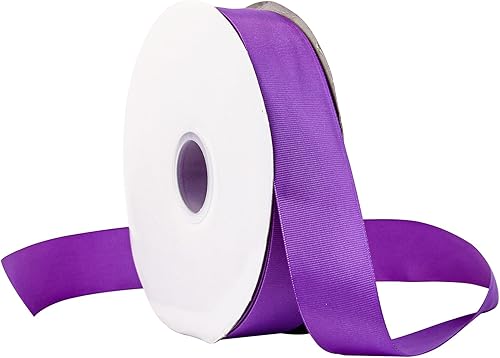Cinta de grogrén púrpura de 38 pulgadas para envolver regalos, 100 yardas de cinta de alta densidad para bodas, envoltura de regalos, decoración de