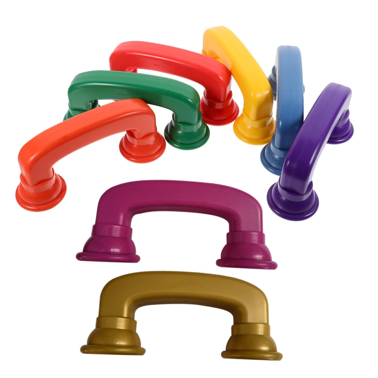 Telefono Giocattolo Sussurrante 8 Pezzi in Abs per Ragazzo Ragazza | Gioco Educativo per Riconoscere i Colori, Design Leggero, Resistente a Rotture e Deformazioni