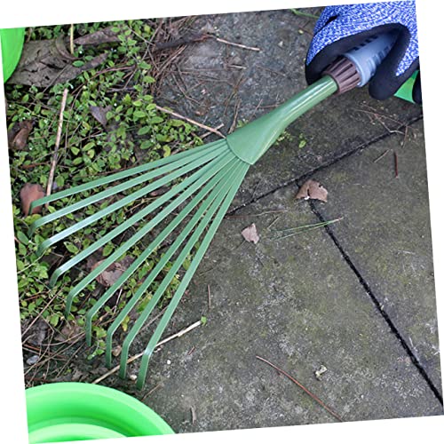 YARNOW 6 Pçs Dentes Para Cultivador De Jardim Colher Ancinhos Suprimentos De Folha Ancinho Deslizame