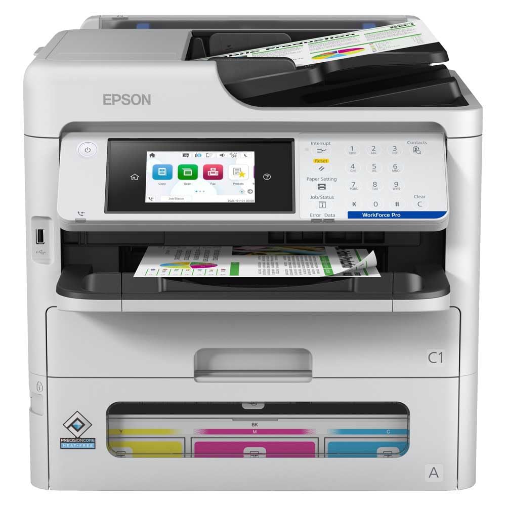Epson WorkForce Pro EM-C800RDWF - Multifunktionsdrucker - Farbe - Tintenstrahl - A4 (210 x 297 mm)