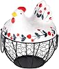 Farmhouse Style Egg Storage Basket/Decorative Kitchen Storage Baskets