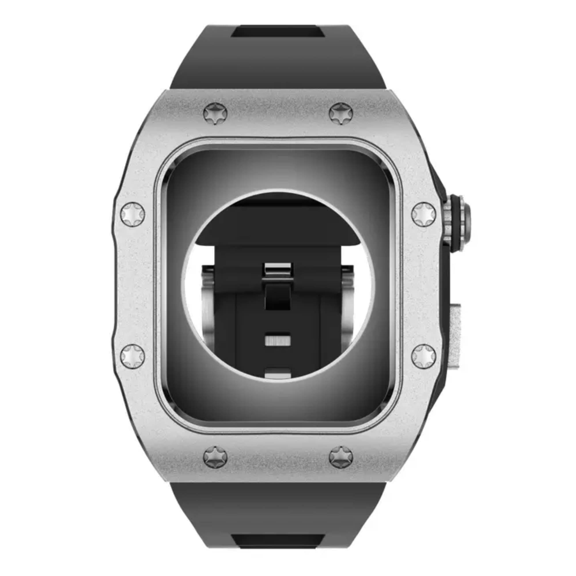 Golden Concept Style Case and Strap for Apple Watch | Luxury & Sporty Apple Watch Case & Fashion Accessory | Mod Kit Replacement for Apple Watch Series SE/3/4/5/67/8