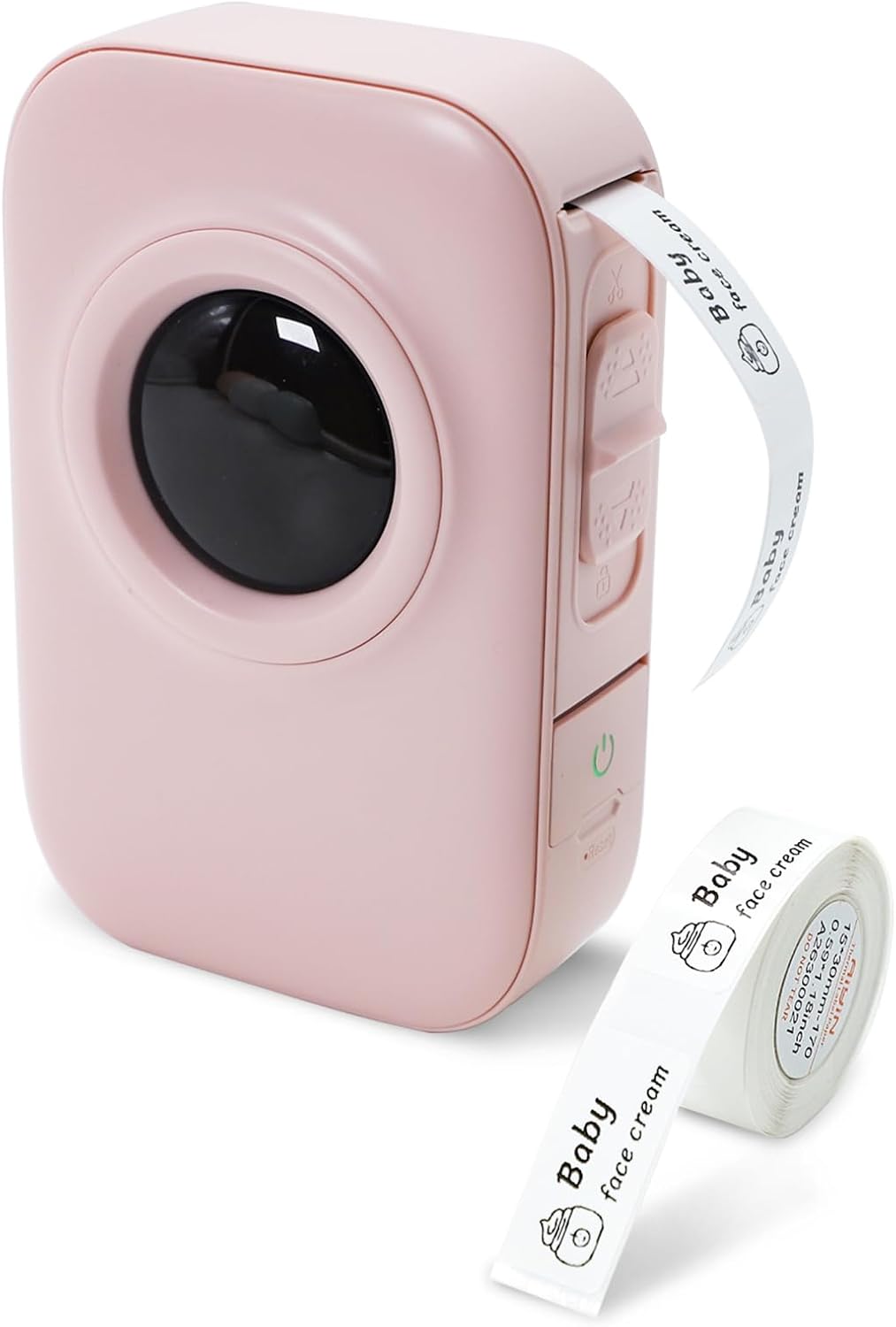 Irfora D30 PRO Label Printer Pocket Smartphone Label Maker BT Wireless Thermal Printing 203DPI Support 15mm Width Adhesive DIY Date Journal Study Sticker Compatible with Android iOS for Home Office