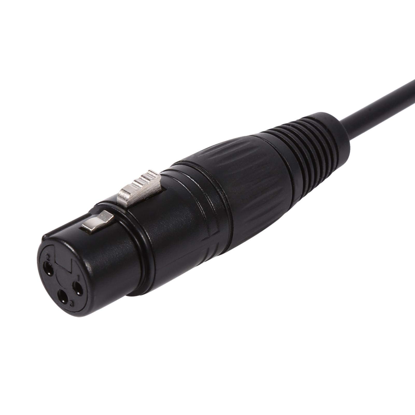 Adaptador,Mini USB a DMX Interfaz Adaptador Controlador DMX512 Computadora Controladores de iluminación de escenario Atenuador