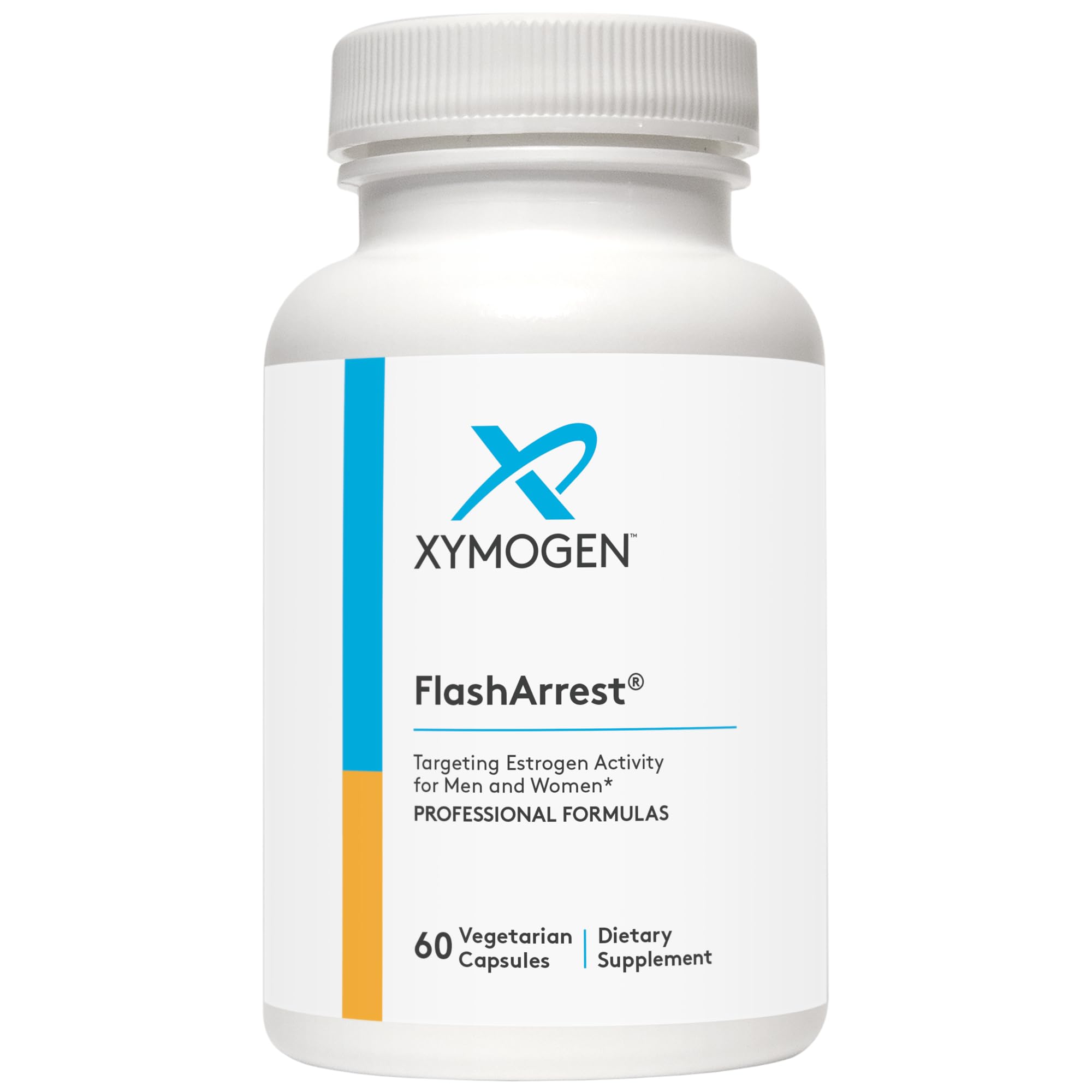 XYMOGEN FlashArrest - Targets Estrogen Activity for Both Men + Women - Hops Extract + Norway Spruce Extract - Helps Relieve Normal Menopausal Symptoms