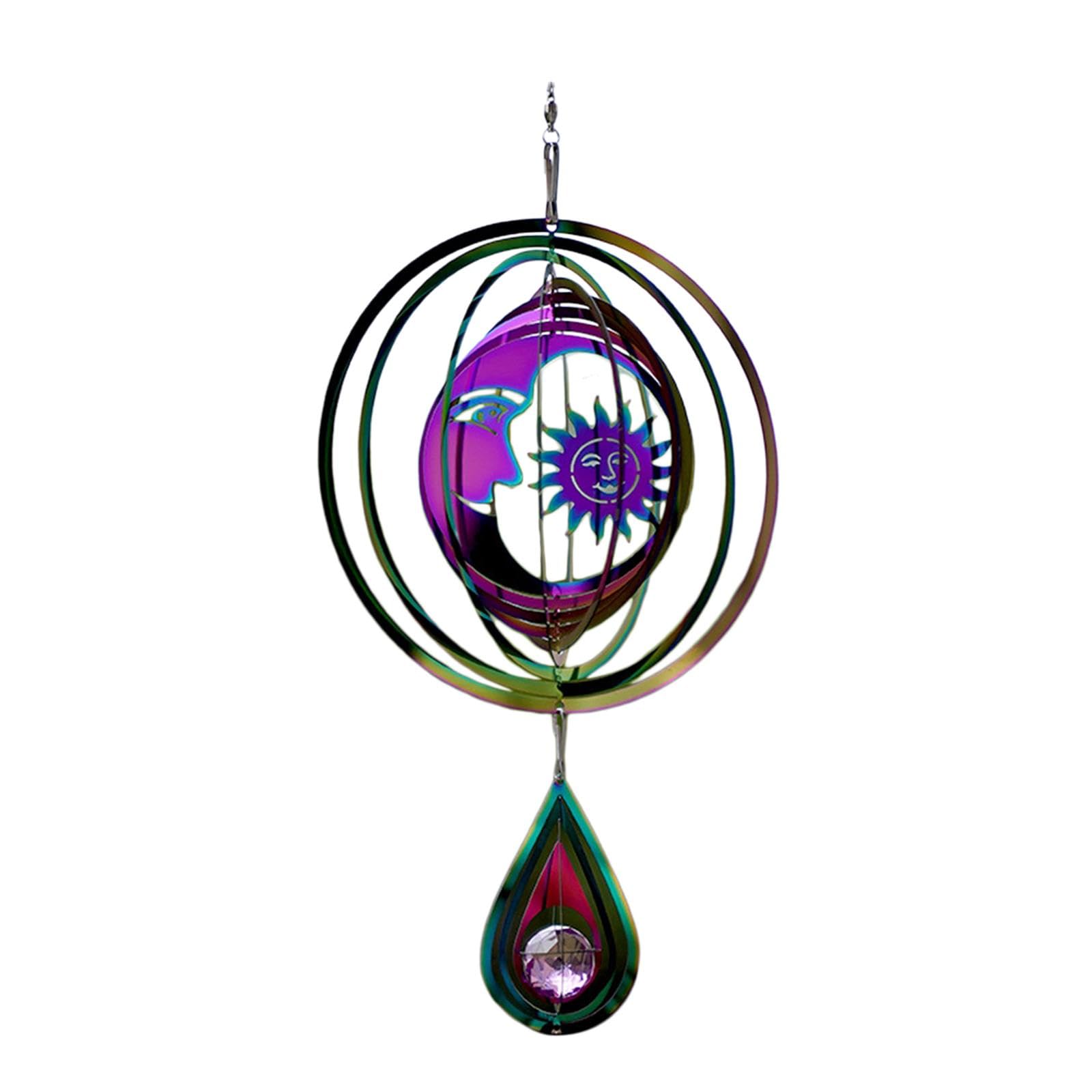 UJEAVETTE® Wind Spinner Garden Decor Metal Crafts Wind Catcher for Farm Outside Balcony Sun-image-21