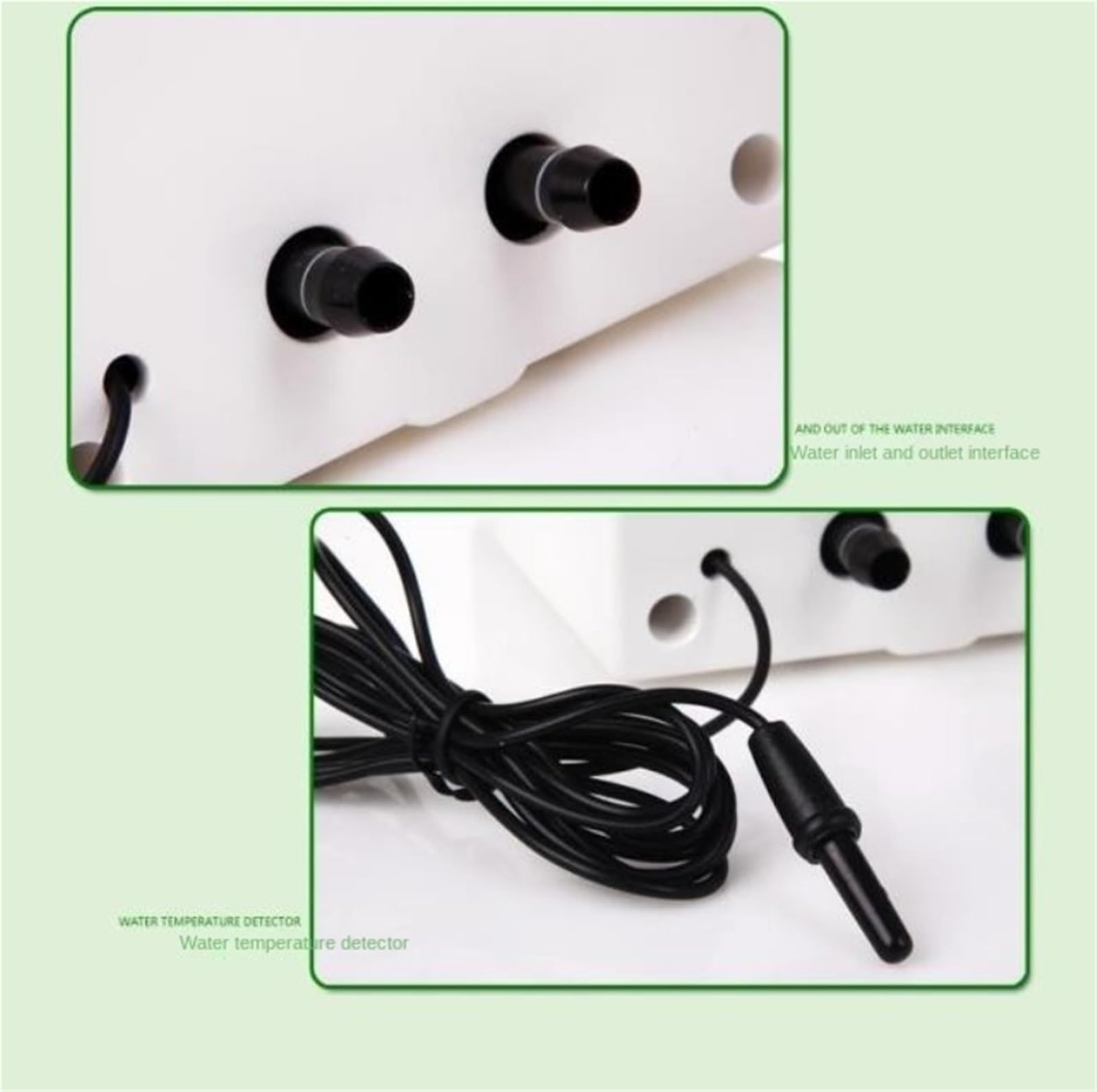 Enfriador de Agua electrónico, Enfriador doméstico, minienfriador Tanque Peces, máquina Helada for Calentar y Enfriar acuarios Amplia aplicación(30L and Cooling)