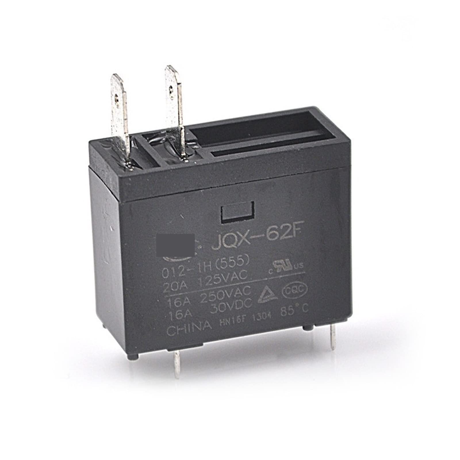 5 uds relés HF/JQX-62F-012 024-1H con Enchufe HF/JQX-62F-012 024-1HT sin Enchufe 4 Pines 16A/250VAC DC12V DC24V (Size : HF JQX-62F-024-1HT)