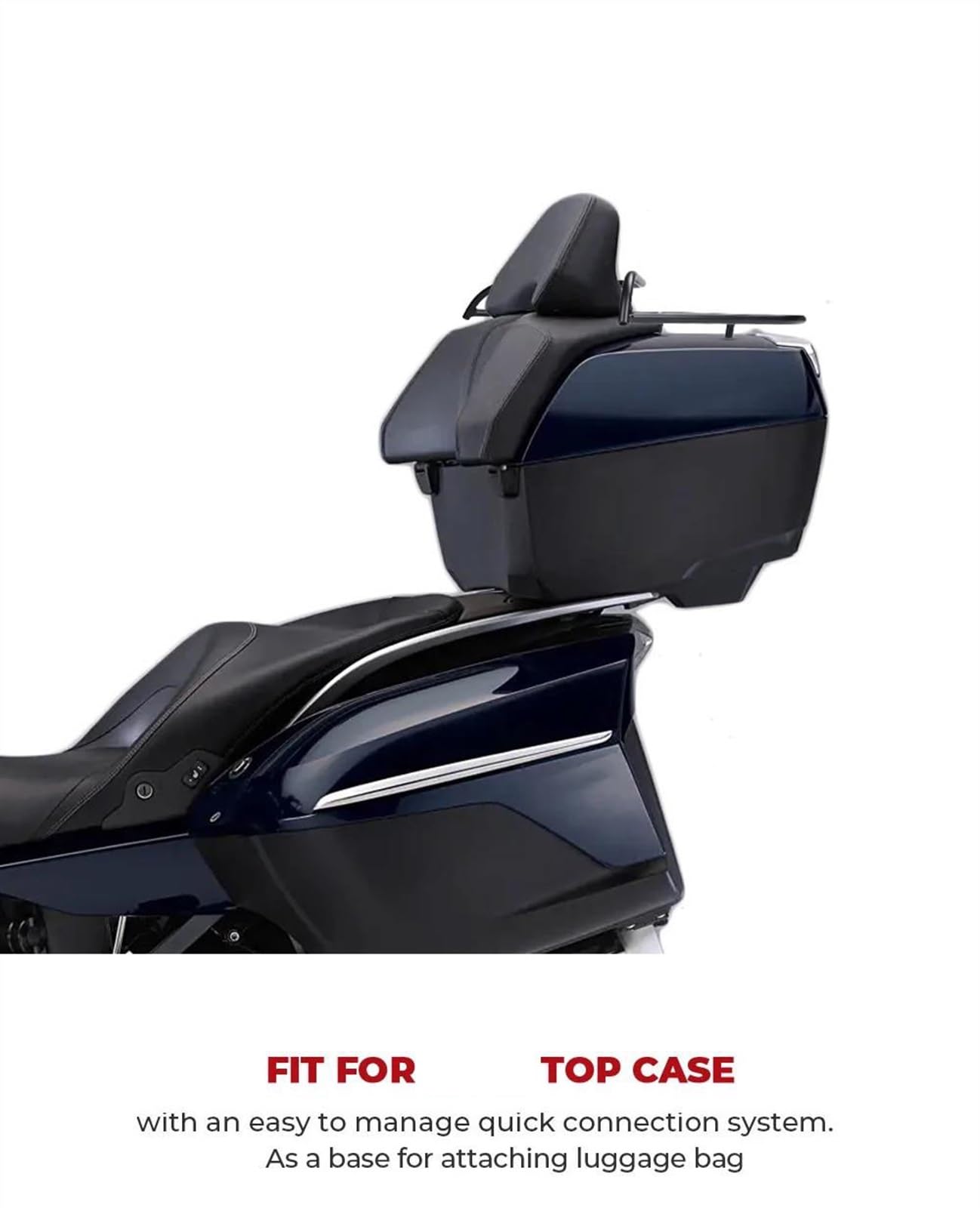 Top Box Rack Topcase Borsa Portapacchi Per BMW K1600GT K 1600 GT 2010 2011 2012 2013 2014 2015 2016 2017 2018 2019 2020 2021 2022 2023