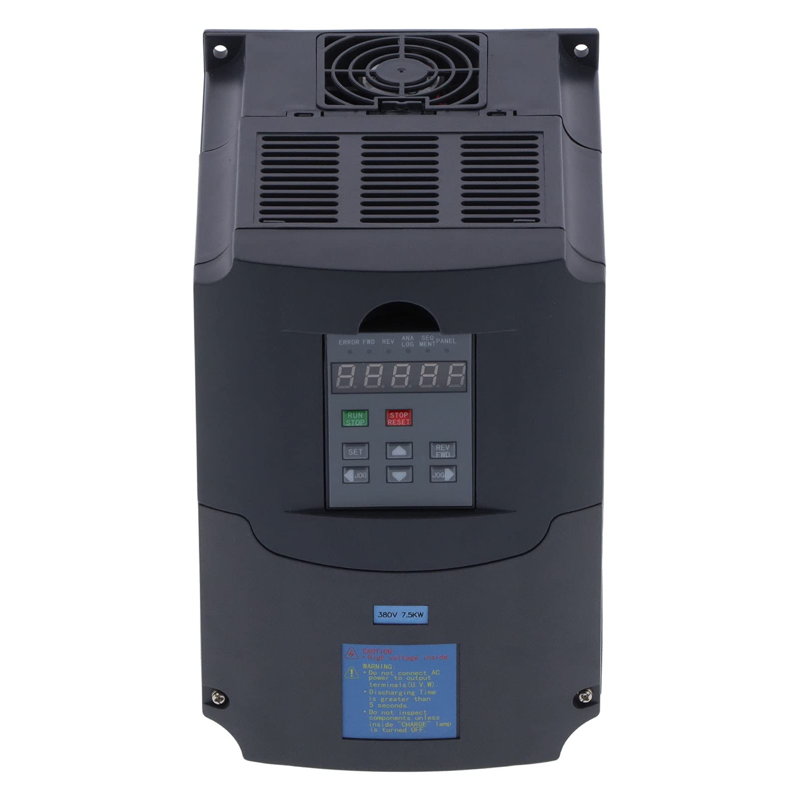 ViaGasaFamido Azionamento a Frequenza Variabile Regolatore di velocità del Motore VFD Trifase da 7,5 KW Controllo Vettoriale Uscita 380 V da 0 a 400 Hz RS232 per Pompe, Ventole, Trasportatori in