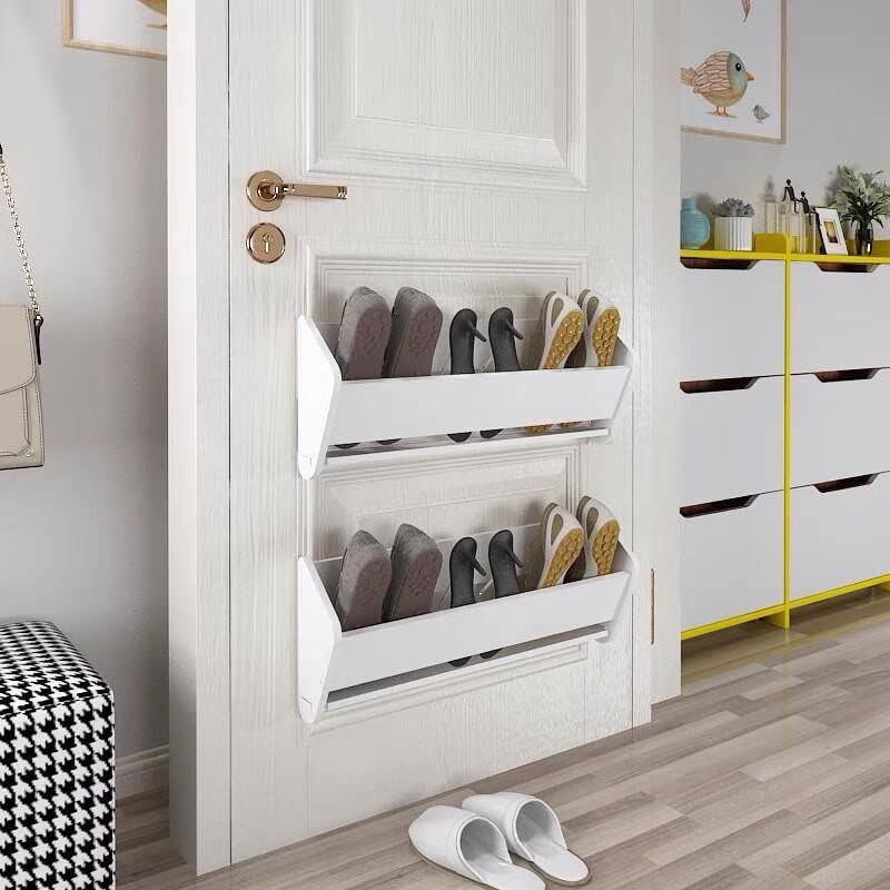 Hangend schoenenrek, Opvouwbare Houder Schoenen Hanger Wandmontage Schoen en Badkamer Handdoek Organizer Rack, Deurschoenhangers Schoenplankhouder, schoenenrek hangend muur om aan
