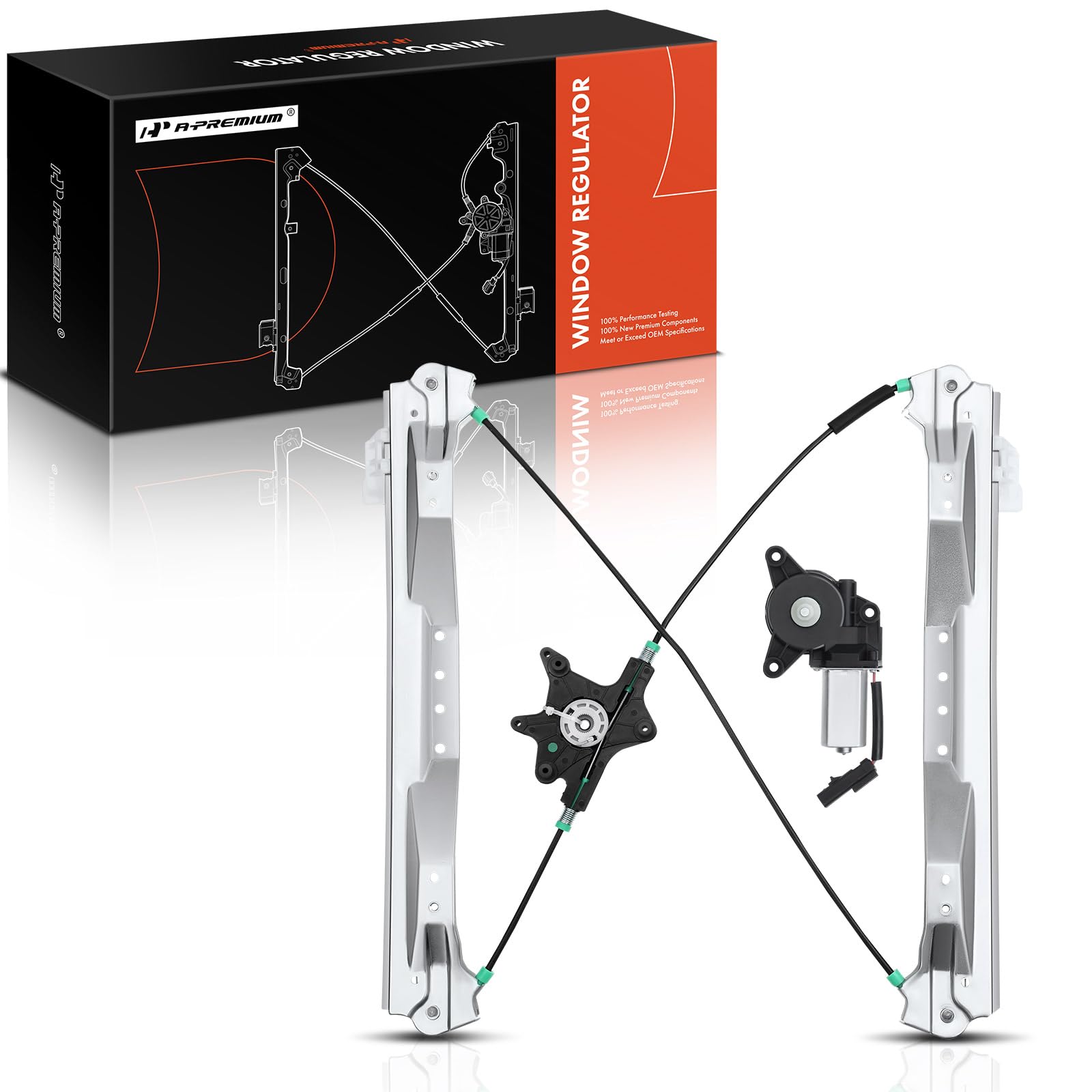 Power Window Regulator With Motor For 1992-1996 Toyota Camry 4 Door Front LH RH - View #7