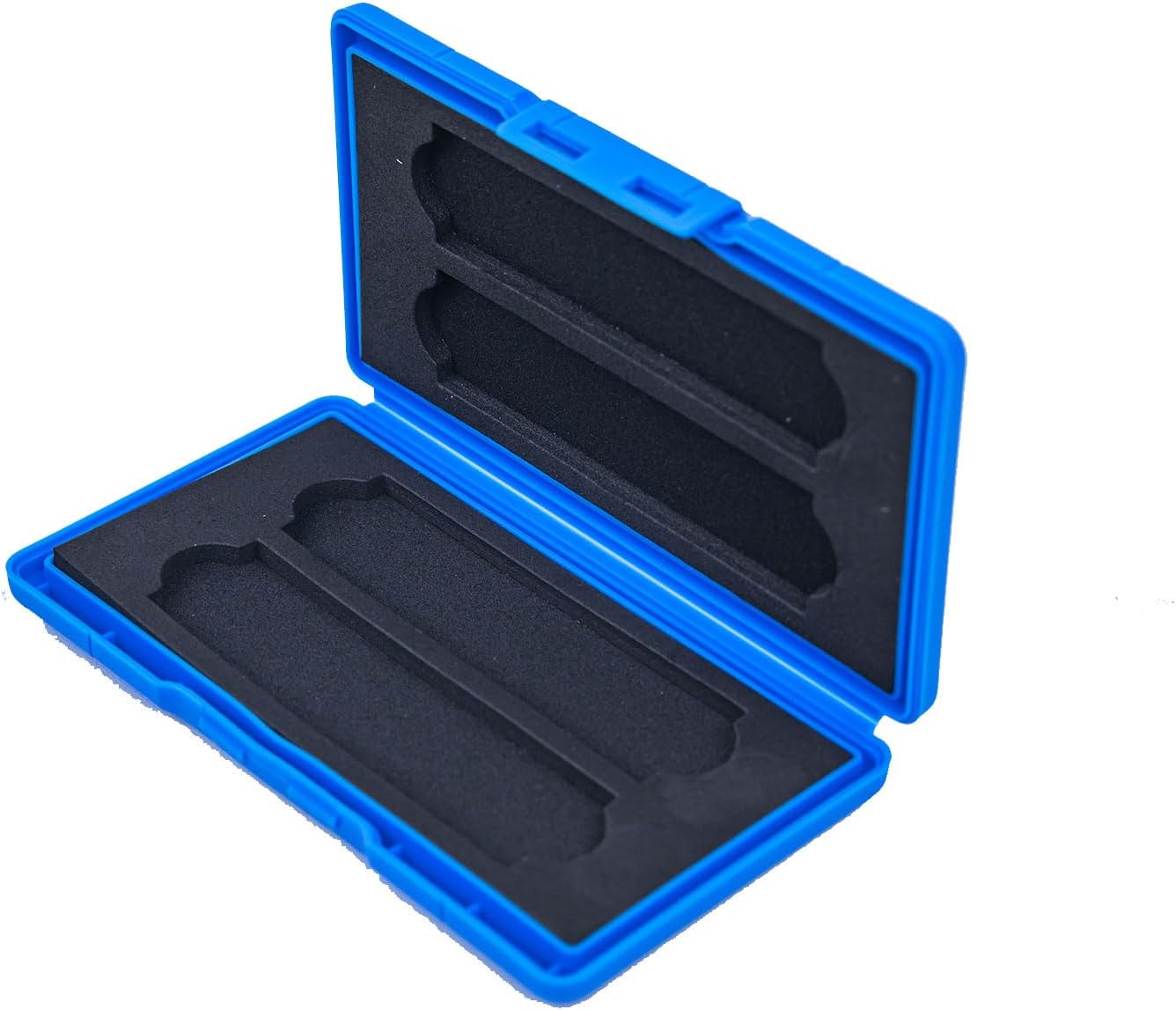 4 Slots NVMe Case Protective Box for M.2 2280 SSD Portable with Shockproof Moisture Proof and Dust Proof(Candy Blue)