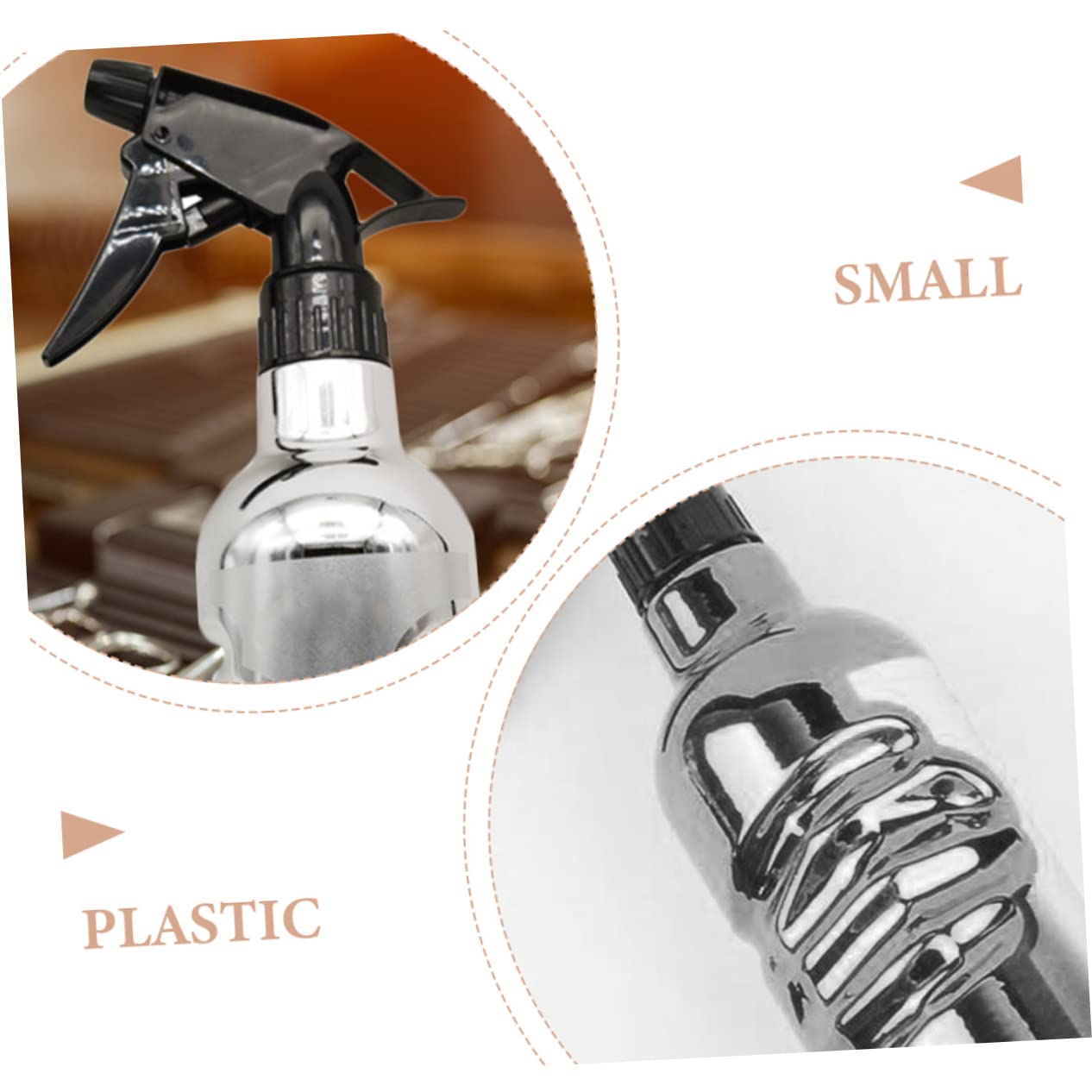 Cabilock 4pièces Bouteille Vaporisateur Rétro Pour Coiffeurs Spray De Salon à Brume Fine Pour Soins Capillaires Et Hydratation Des Cheveux