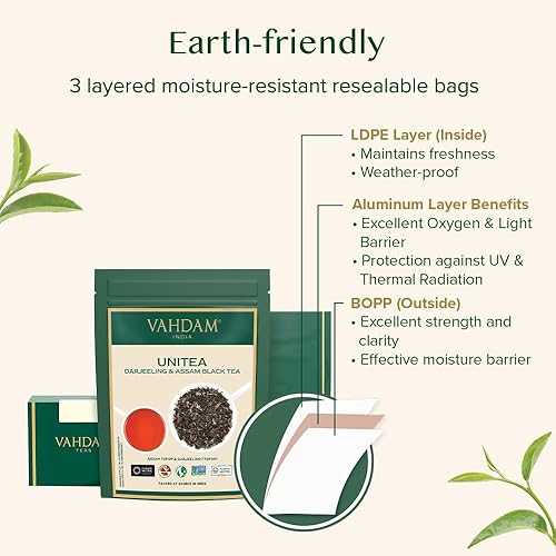 Vista 76 de VAHDAM - Té Masala Chai de la India, hojas sueltas, más de 170 tazas (340 g/12 onzas), mezcla de té negro, té Masala Chai con canela, cardamomo