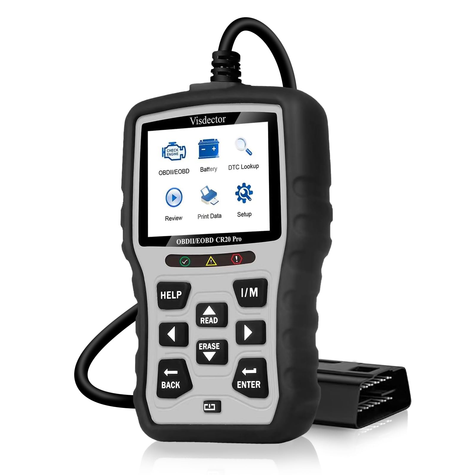 CR20 Pro Enhanced Universal OBD2 Scanner with Data Graphing and Voltage Test