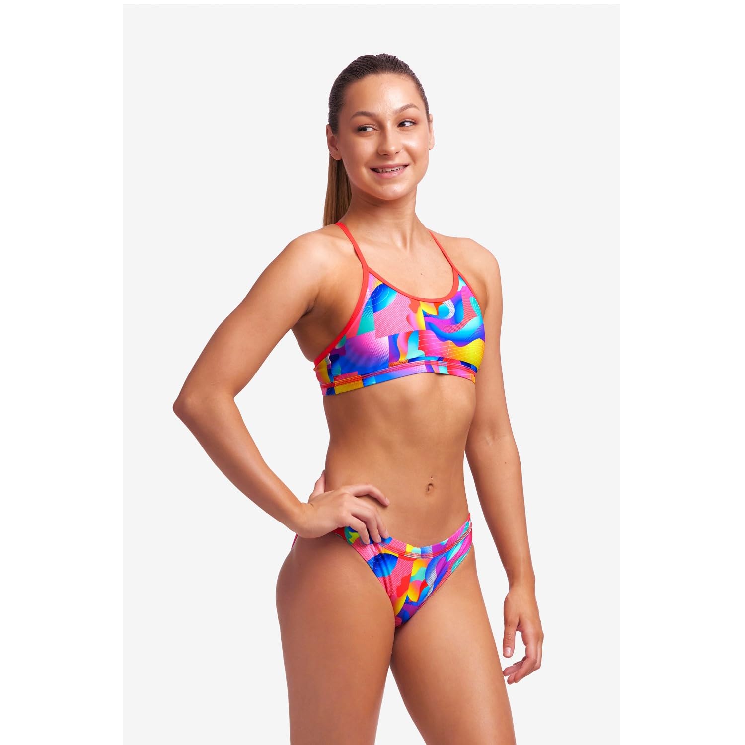 Funkita Bikini Set Mädchen I Kinder Radar Rage UV Schutz 50+, chlorreistent und schnelltrocknend