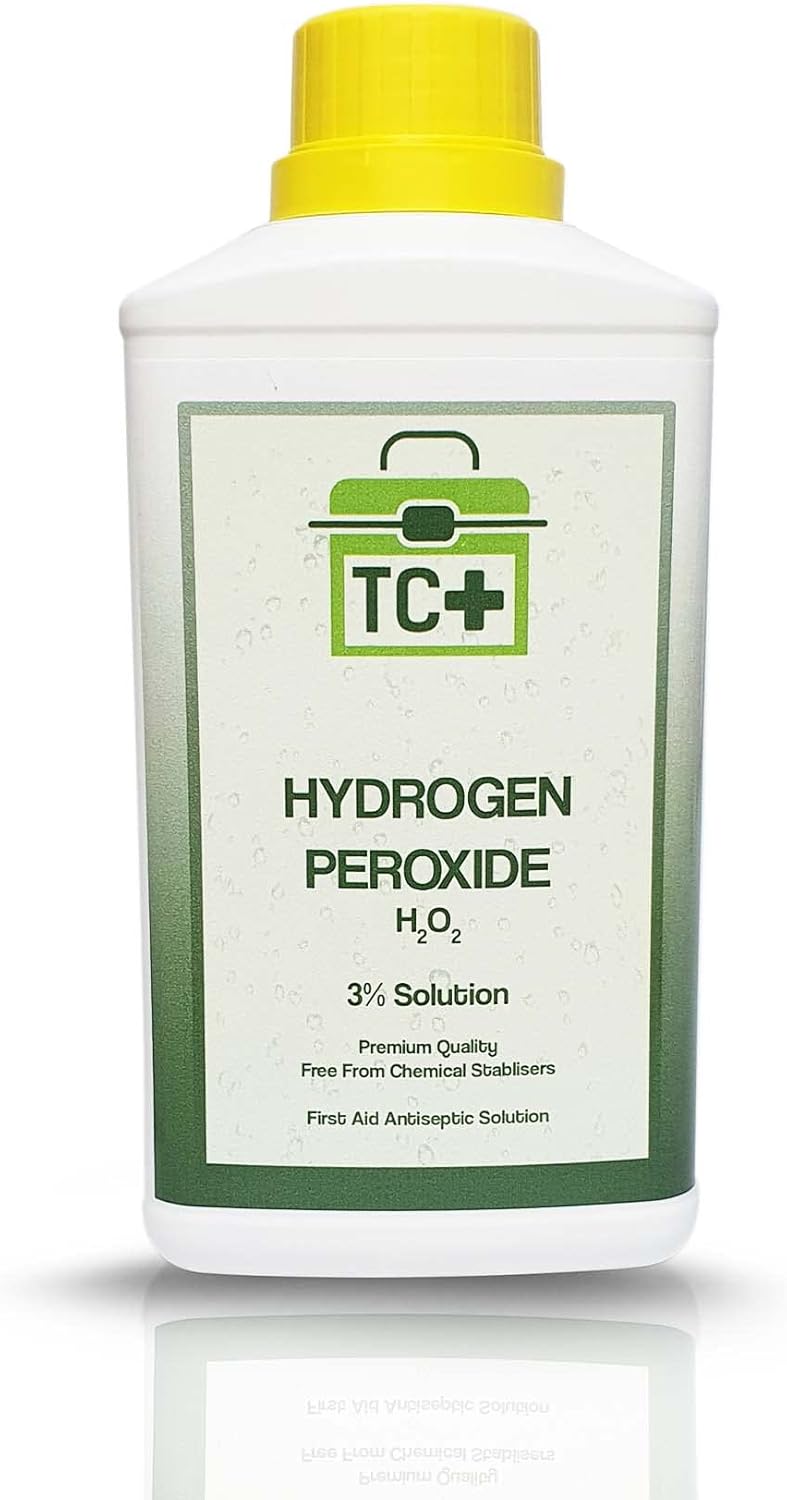 Hydrogen Peroxide 3% TC Plus H2O2 10 Vols (500ml) : Amazon.co.uk ...