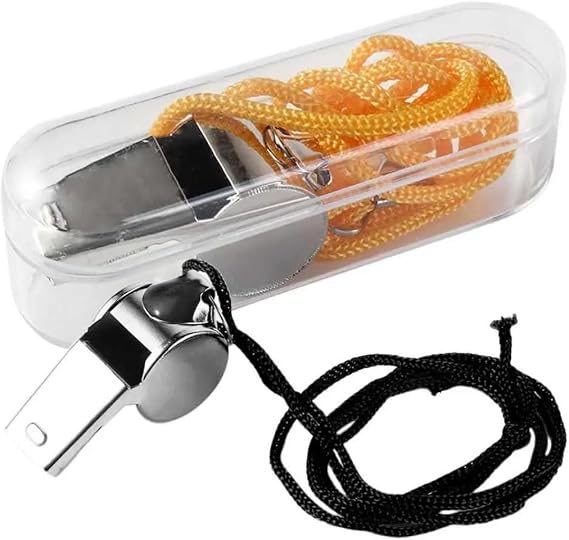 Jouis Whistle Stainless Referee, Earthquake, Police, Gendarmerie, Watchman first aid, Scout, Security Whistle Single (1.Grade) Quality (Special Box)