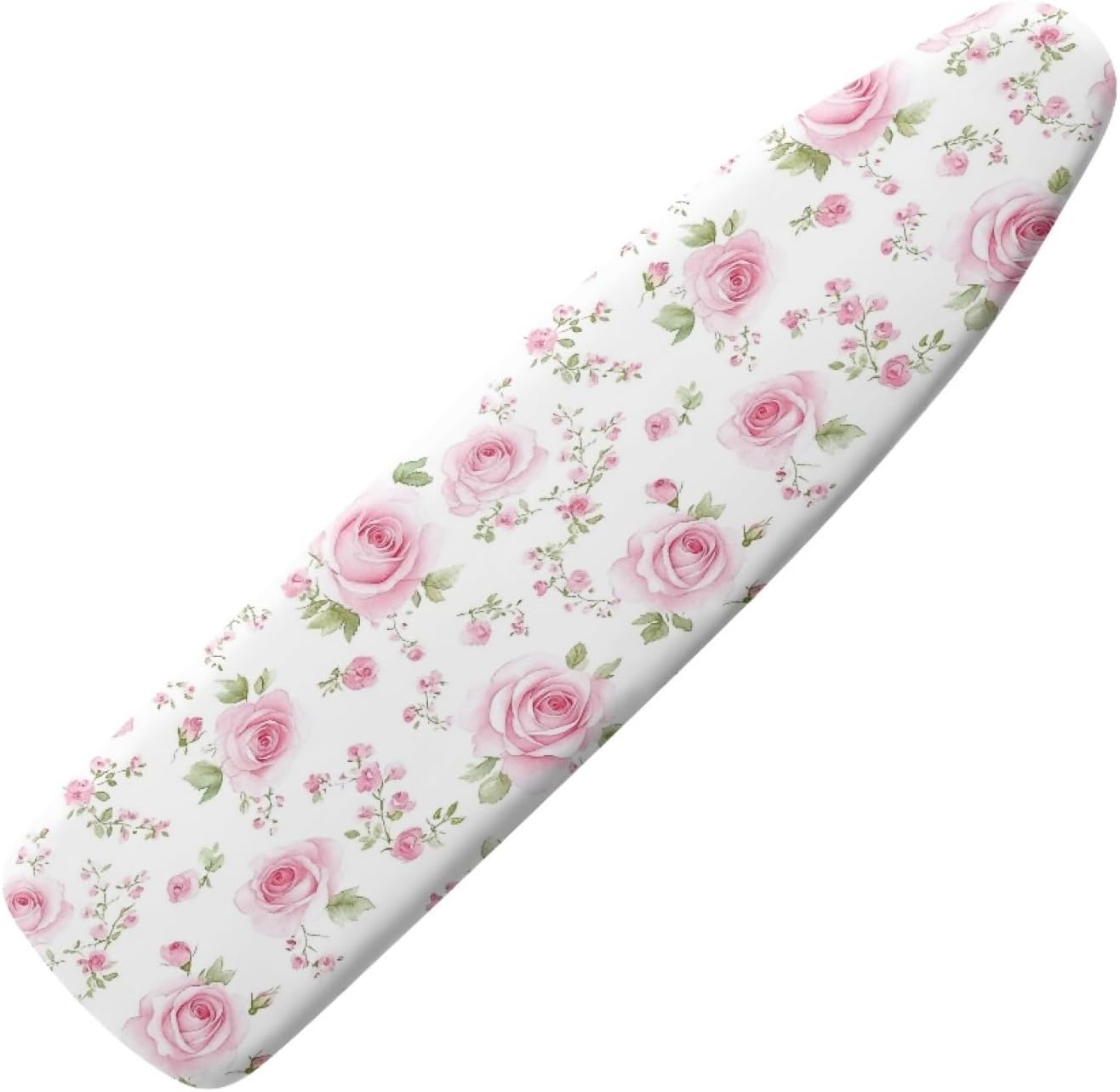 Padded Ironing Board Covers 18 X 49 Light Green Leaves Ironing Board Pad and Cover Thick Replacement Drawstring Tightening & Lock, Easy Fit, Scorch & Stain Resistant, Non Slip