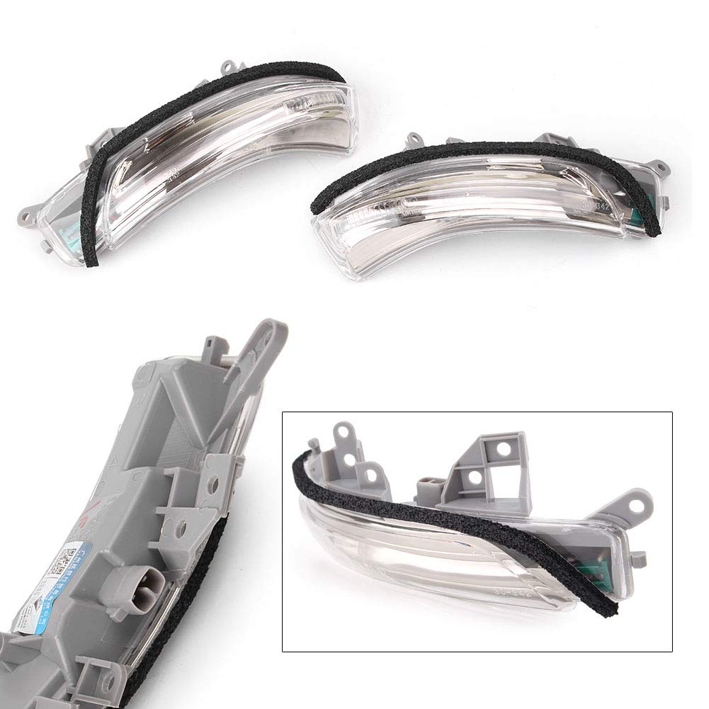 GZYF Left Right Rear Sideview Mirrors Turn Signal Light Lamp Replacement for Toyota WISH/PRIUS/REIZ/MARK X/CROWN/AVALON