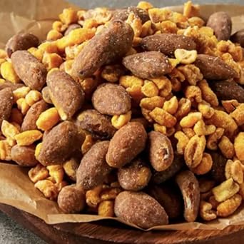 [Official Gilim HBAF] Korean Seasoned Almonds 4 Flavor Gift Pack Mix (Baked Corn, 1 X 190g, Laver, 1 x 210g, Honey Butter, 1 x 190g, Hot Spicy Chicken, 1 x 190g)