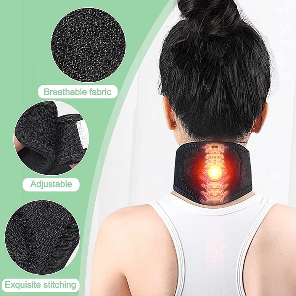 Slimmaionix Arm Trimmer Regolabile Tormalina Autoriscaldante Detoxing Shaper Bands per Braccia (Nero)