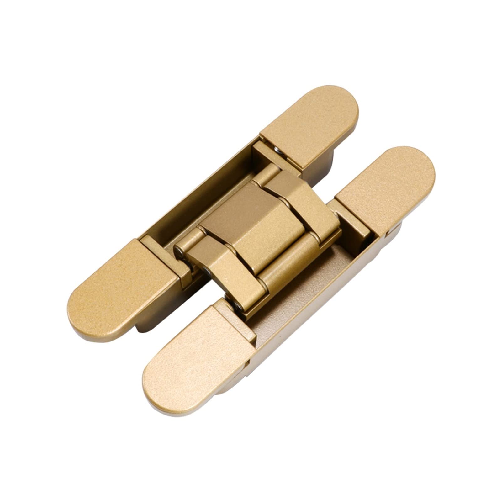 Charnière invisible gold haut de gamme en alliage de zinc robuste pour porte design