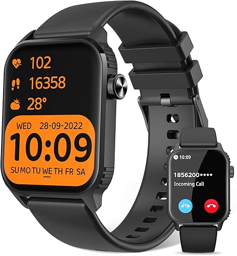 DIVOAZBVO Smart Watch for Men, 120+ Sports Modes Smartwatch with 1.83" HD Touchs