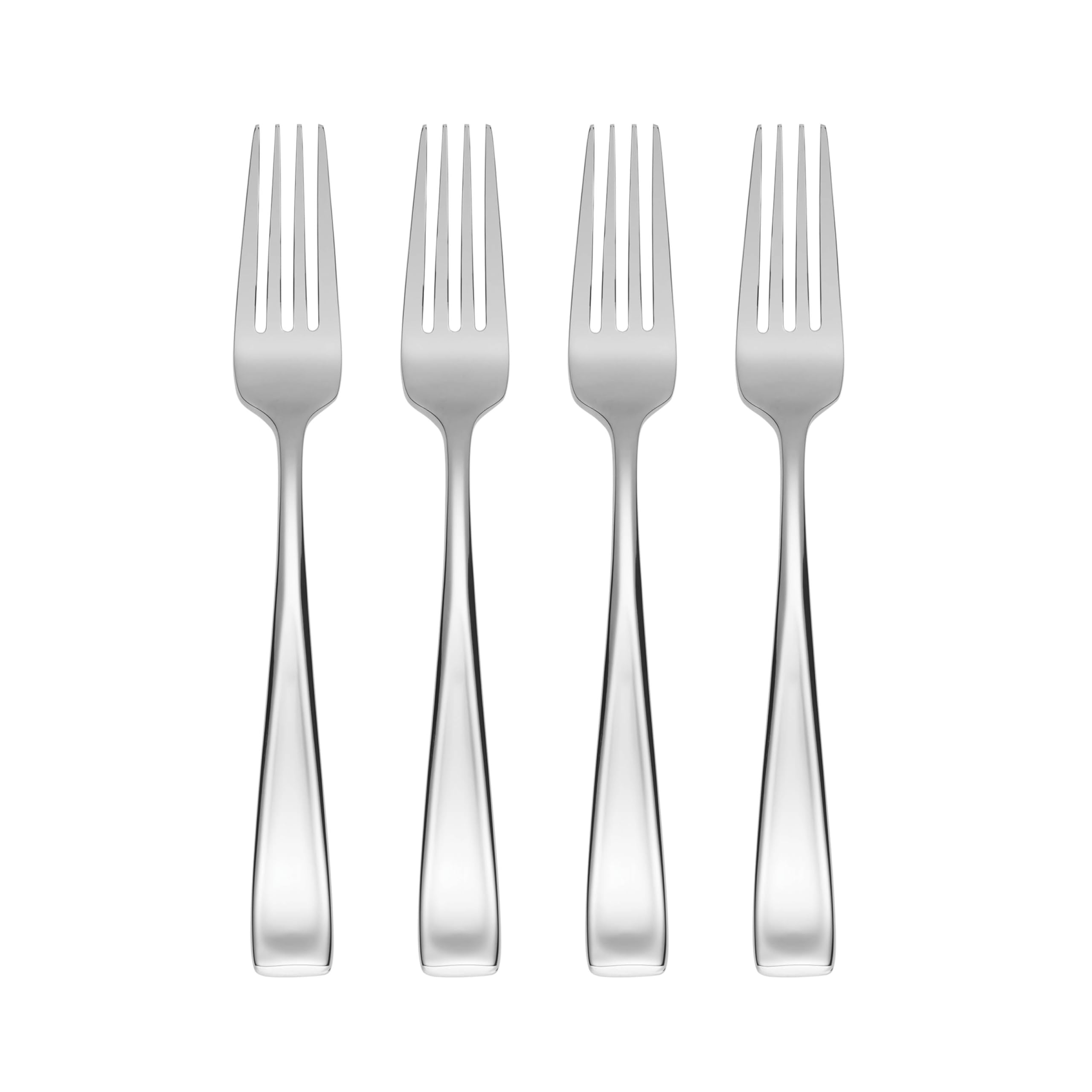 Oneida Moda Dinner Forks Silverware Set for 4, Flatware