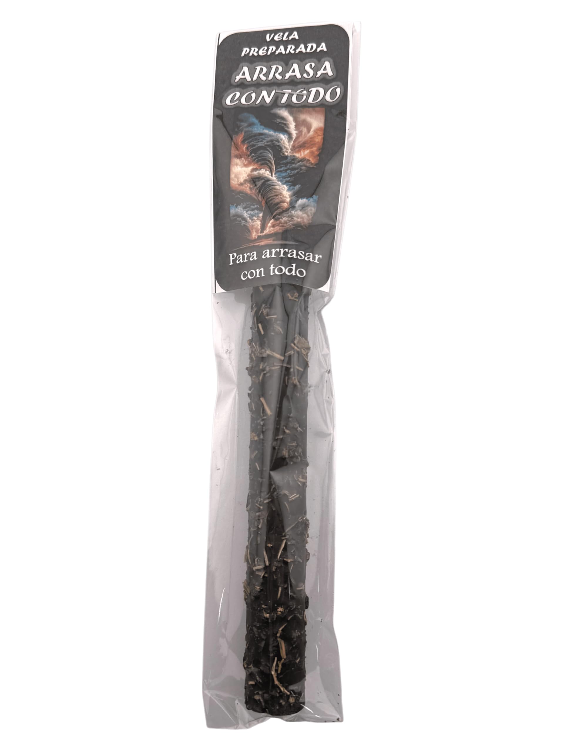 HOSTENATURA Vela Preparada Ritualizada Arrasa con Todo 18cm - para arrasar con Todo