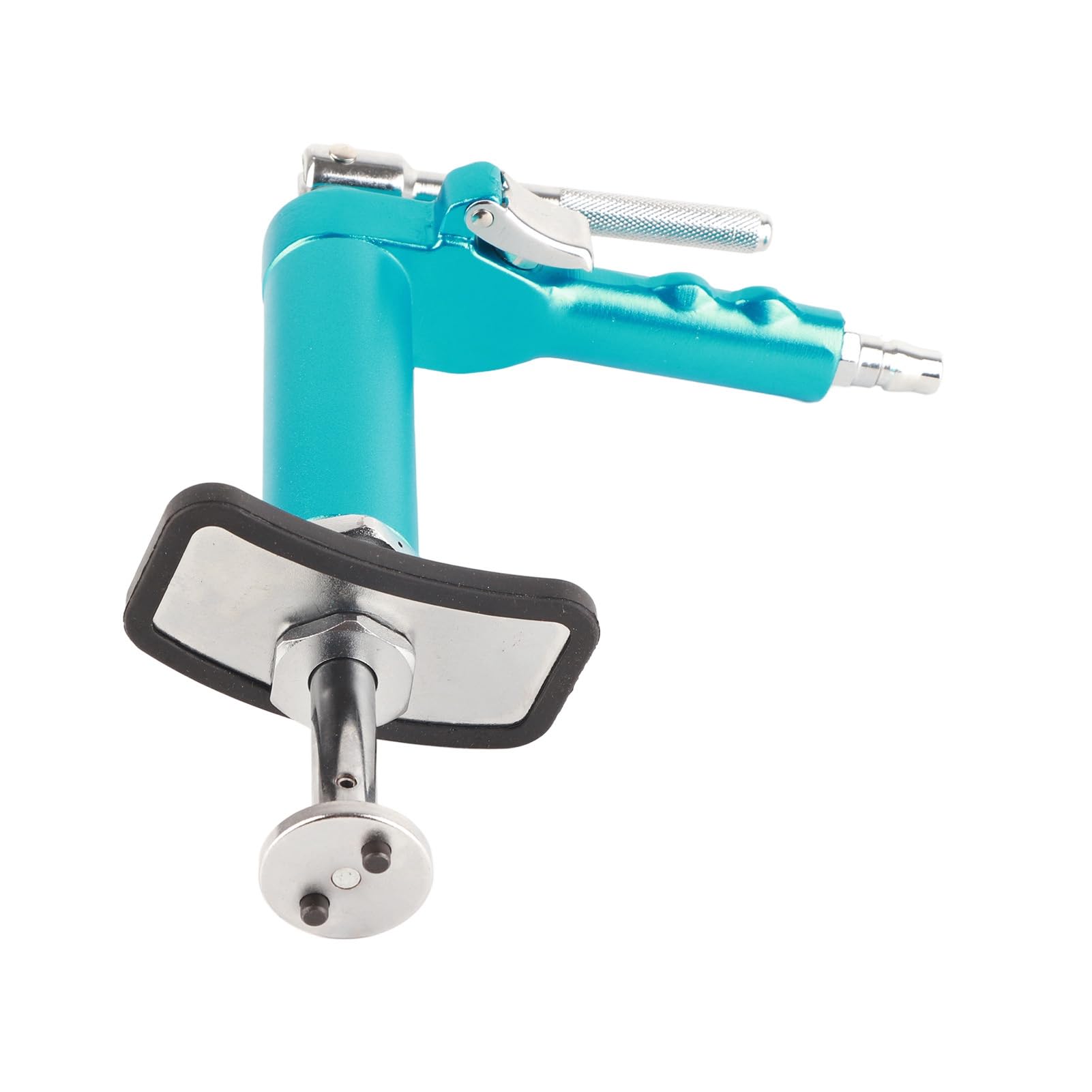 Strumento di Compressione Pinza Freno, Adattatore per Tubo Aria da 1/4 di Pollice Maniglia Zigrinata Antiscivolo Compressore Pinza Freno, Allargatore Pastiglie con Piastre di Compressione