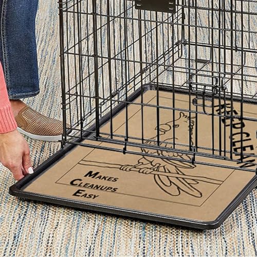 TABABAO Forro de gaiola de pássaro, forros de papel para gaiola de pássaros, 200 peças de forros de