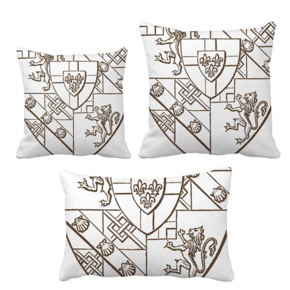Housse de coussin lion baroque taie décoration salon canapé